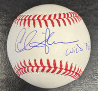 Charlie Sheen Autographed Official Major League Baseball with Wild Thing Inscription