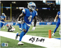 D.J. Reed Autographed Detroit Lions 8x10 Photo #1