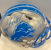 Calvin Johnson Autographed 2024 Detroit Lions Authentic Helmet