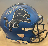 Calvin Johnson Autographed Detroit Lions Current Alternate Helmet