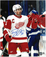 Dylan Larkin Autographed Detroit Red Wings 8x10 Photo #2