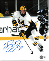 Dylan Larkin Autographed University of Michigan 8x10 Photo #2