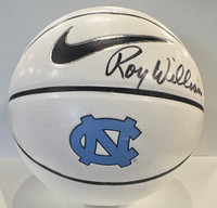 Roy Williams Autographed UNC White Panel Basketball