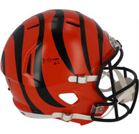 Ja'Marr Chase Autographed Cincinnati Bengals Full Size Replica Helmet 