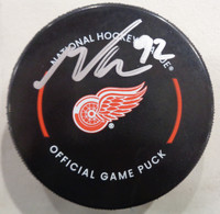 Marco Kasper Autographed Detroit Red Wings Game Puck