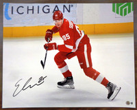 Elmer Soderblom Autographed Detroit Red Wings 16x20 Photo