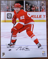 Marco Kasper Autographed Detroit Red Wings 16x20 Photo #1
