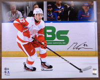 Marco Kasper Autographed Detroit Red Wings 16x20 Photo #2
