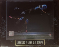 Jahmyr Gibbs and Amon-Ra St. Brown Unsigned 8x10 Photo Plaque