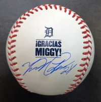 Miguel Cabrera Autographed Baseball - Gracias Miggy! (Pre-Order)