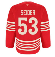 Detroit Red Wings Fanatics Premium Centennial Jersey - Seider