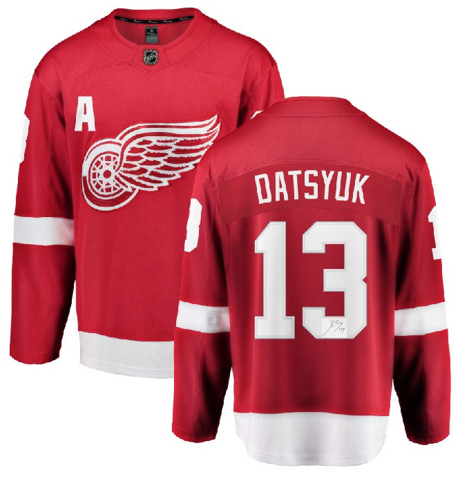 Boys 8-20 Reebok Detroit Red Wings Pavel Datsyuk NHL Replica Jersey
