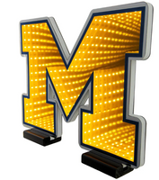 Michigan Wolverines LED Infinity Logo Light