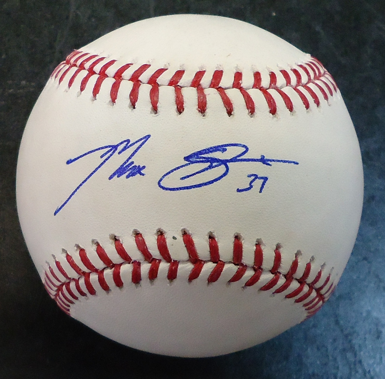 Max Scherzer Autographed Official Major 