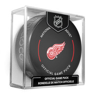 Mike Modano Autographed Detroit Red Wings Game Puck (Pre-Order)