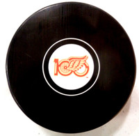 Mike Modano Autographed Detroit Red Wings Centennial Season Logo Puck (Pre-Order)