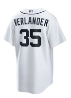 Justin Verlander Home White Detroit Tigers Nike Replica Jersey