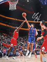 Cade Cunningham Autographed Detroit Pistons 8x10 photo vs Bulls
