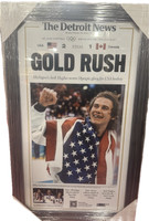 FRAMED Detroit News 2026 Team Men's Olympic Gold Medal Print