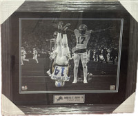 FRAMED Amon-Ra St. Brown Unsigned Detroit Lions "Headstand" 16x20 Photo