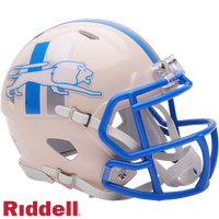 Amon-Ra St. Brown Autographed Detroit Lions Riddell RETRO Speed Mini Helmet (Pre-Order)