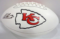 Kenneth Walker III Autographed Kansas City Chiefs White Panel Football