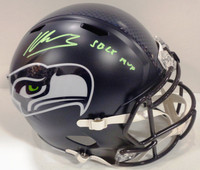 Kenneth Walker III Autographed SB LX Logo Seattle Seahawks Full Size Replica Helmet w/ "SB LX MVP"