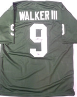 Kenneth Walker III Autographed Michigan State University Custom Jersey