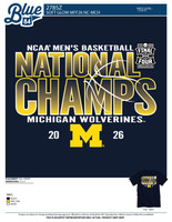 University of Michigan 2026 Men's Basketball National Champs #1 T-shirt - Soft Glow