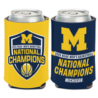 University of Michigan 2026 Men's Basketball National Champs 12oz Can Cooler