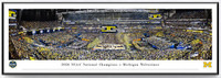 University of Michigan 2026 Men's Basketball National Champs Panoramic - Framed