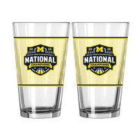 University of Michigan 2026 Men's Basketball National Champs Pint Glass