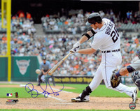 Brennan Boesch Autographed Detroit Tigers 16x20 Photo #2 - Home 2011 Batting