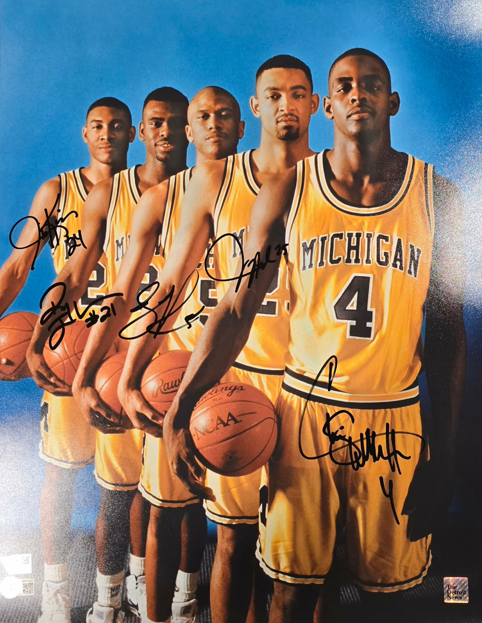 Autographes de basket-ball - objets de collection NBA dédicacés