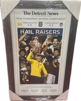FRAMED 2026 University of Michigan Basketball National Champions Print