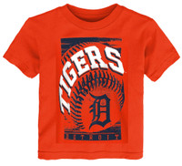Detroit Tigers Outerstuff Toddler Speed Pitch T-Shirt - Orange