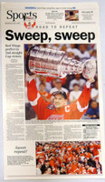 Steve Yzerman Autographed 1998 Windsor Star 13x22 Poster (Pre-Order)
