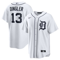 Dillon Dingler Autographed Detroit Tigers Nike Home Replica Jersey (Pre-Order)