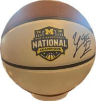 Yaxel Lendeborg Autographed University of Michigan 2026 National Championship Basketball