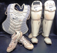 Dillon Dingler Autographed 2025 Game Used Armed Forces Day Catcher's Gear Set