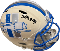 Amon-Ra St. Brown Autographed Detroit Lions RETRO Replica Speed Helmet
