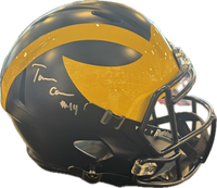 Tommy Carr Autographed University of Michigan Full Size Replica