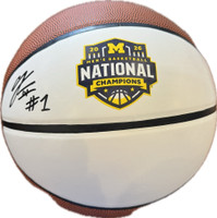 Trey McKenny Autographed University of Michigan National Championship White Panel Basketball