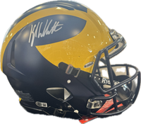 Kyle Whittingham Autographed University of Michigan Full Size Replica Helmet