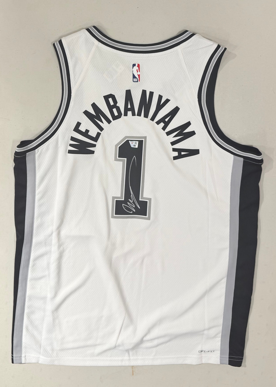 Victor Wembanyama Autographed San Antonio Spurs White Nike