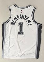 Victor Wembanyama Autographed San Antonio Spurs White Nike Swingman Jersey