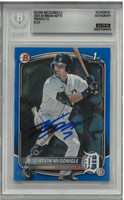 Kevin McGonigle Autographed 2025 Blue Bowman #BP79 Prospects /150 Auto Grade 10