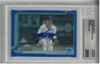 Kevin McGonigle Autographed 2025 Topps Pro Debut Auto 10