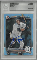 Kevin McGonigle Autographed 2025 Bowman #BP79 Sky Blue /499