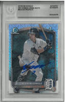 Kevin McGonigle Autographed 2025 Bowman Chrome #BCP79 Mega Box Prospects 